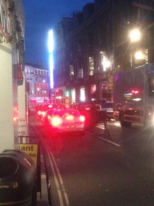 PIccadilly Circus/Theatreland traffic